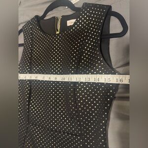 Calvin Klein Black Dress with Gold Dots